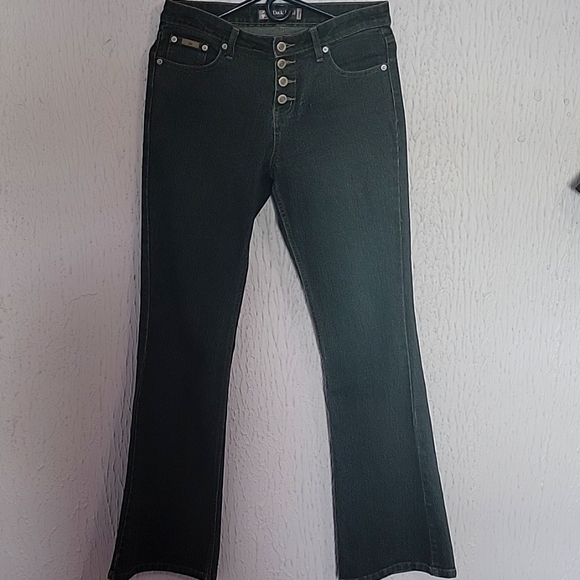 Duck Head Flare & Wide Leg Dark Blue Junior's Jeans, Size 7 average 2 % Spandex. - Picture 1 of 10